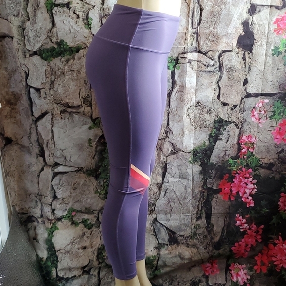 FabFitFun High Waisted Teal Leggings Size M - Picture 2 of 7